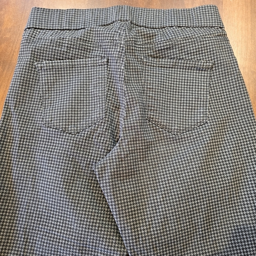 9 West Houndstooth Heidi Pull On Skinny Pants Size 8 - Picture 8 of 9